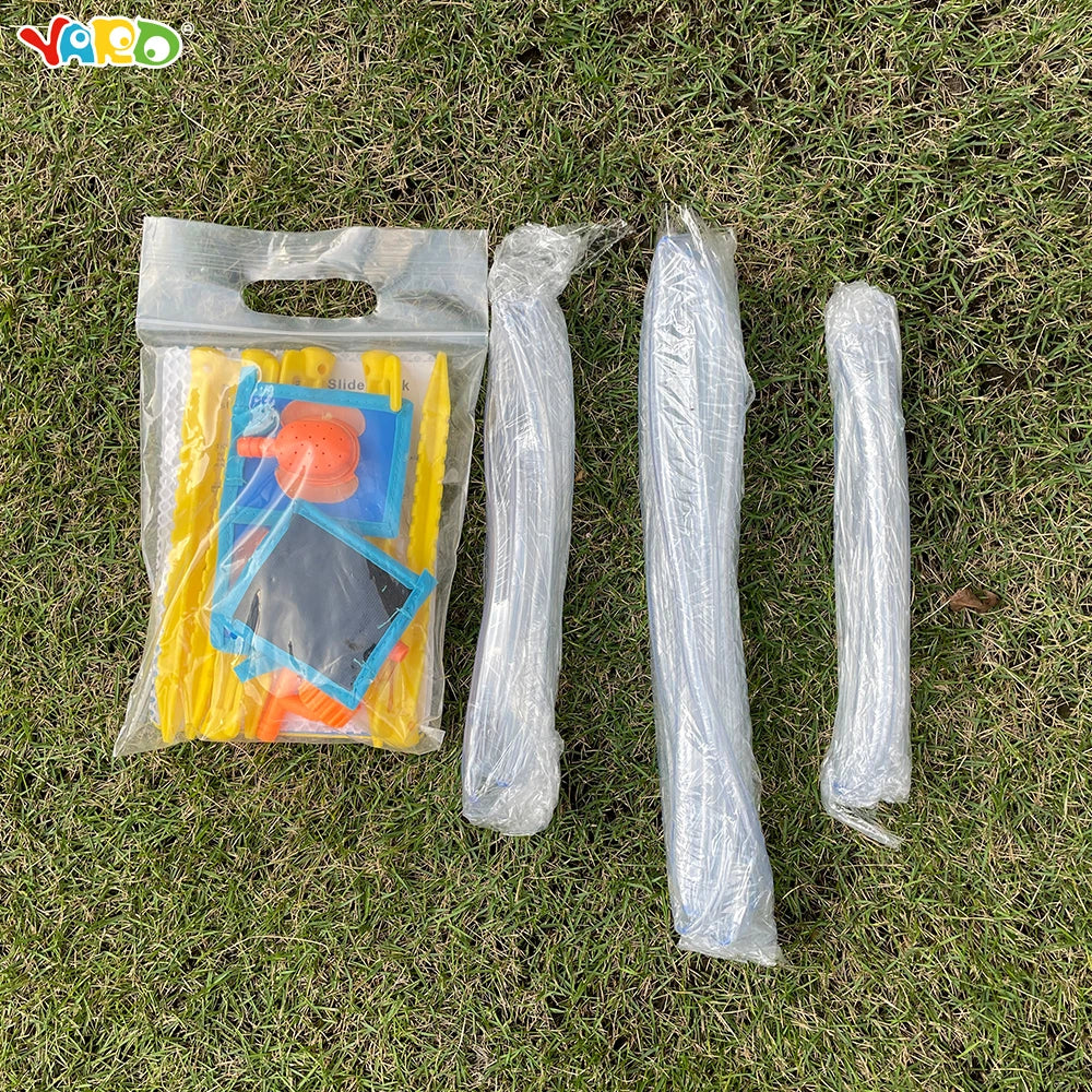 Summer Water Park Inflatable Water Slide Bouncy Castles Dual Slides Pool Bouncer