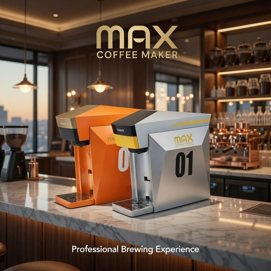 Flashbox 4-in-1 Single Serve Espresso Coffee Machine with Hot Water Dispenser, 1400W