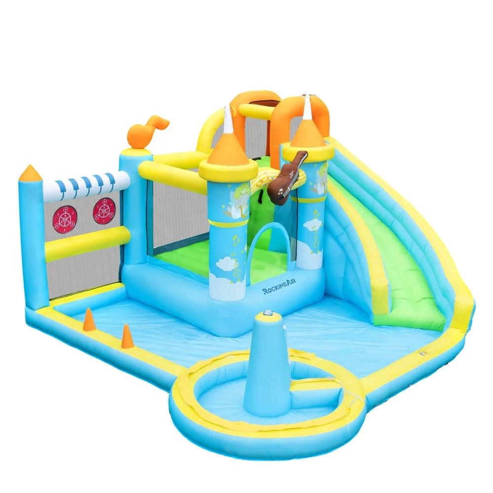 Wholesale Water Slide Inflatable Bouncer - Commercial Jumping Castle With Obstacle Course, For Parties/Events