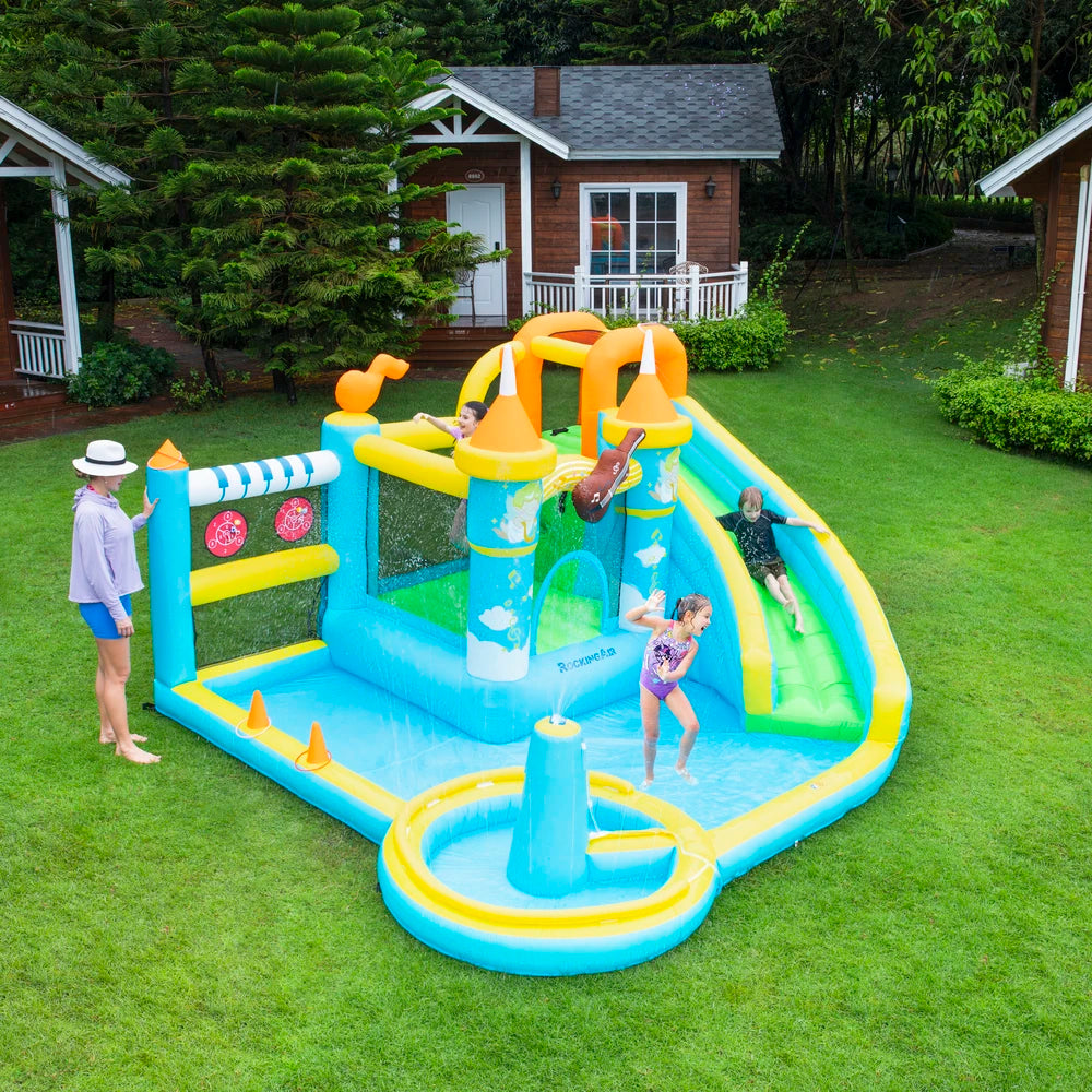 Wholesale Water Slide Inflatable Bouncer - Commercial Jumping Castle With Obstacle Course, For Parties/Events