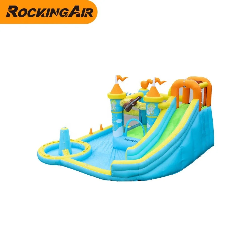 Wholesale Water Slide Inflatable Bouncer - Commercial Jumping Castle With Obstacle Course, For Parties/Events