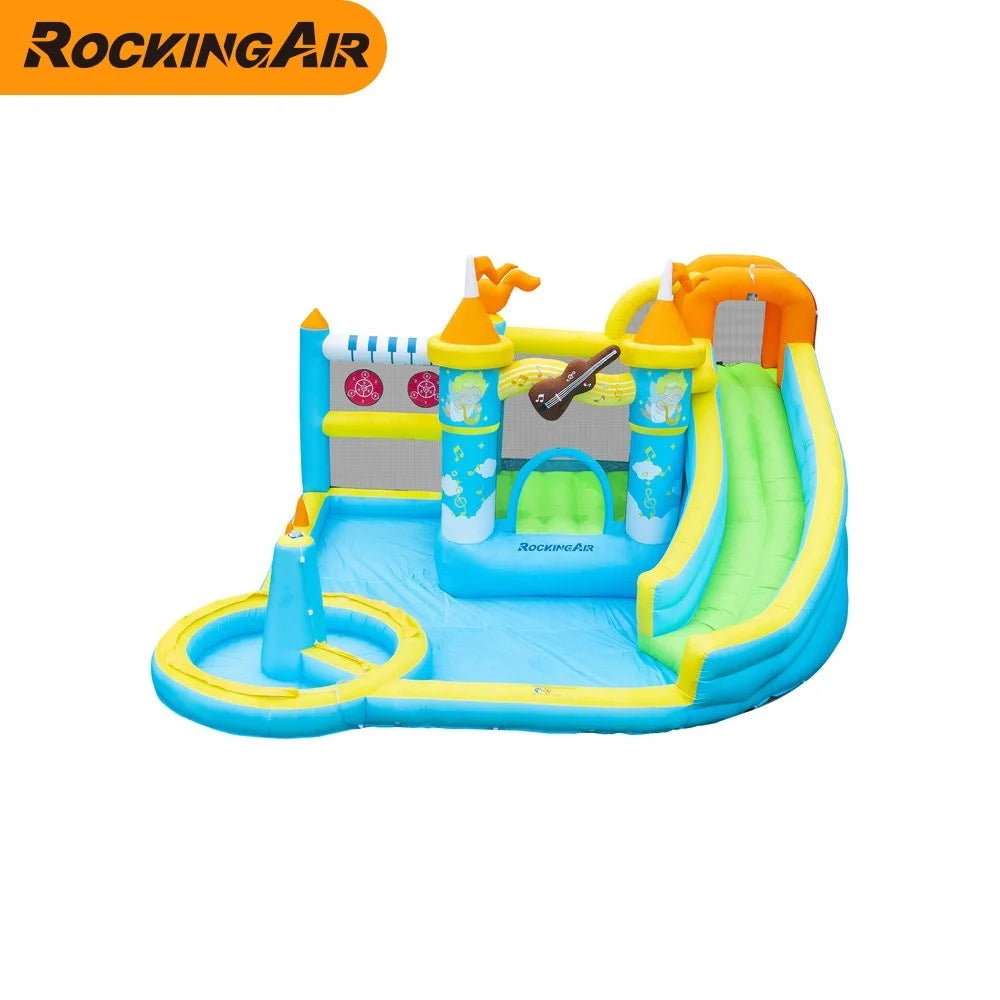 Wholesale Water Slide Inflatable Bouncer - Commercial Jumping Castle With Obstacle Course, For Parties/Events