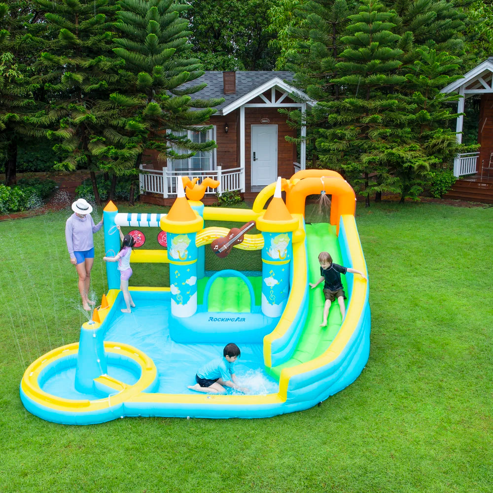 Wholesale Water Slide Inflatable Bouncer - Commercial Jumping Castle With Obstacle Course, For Parties/Events